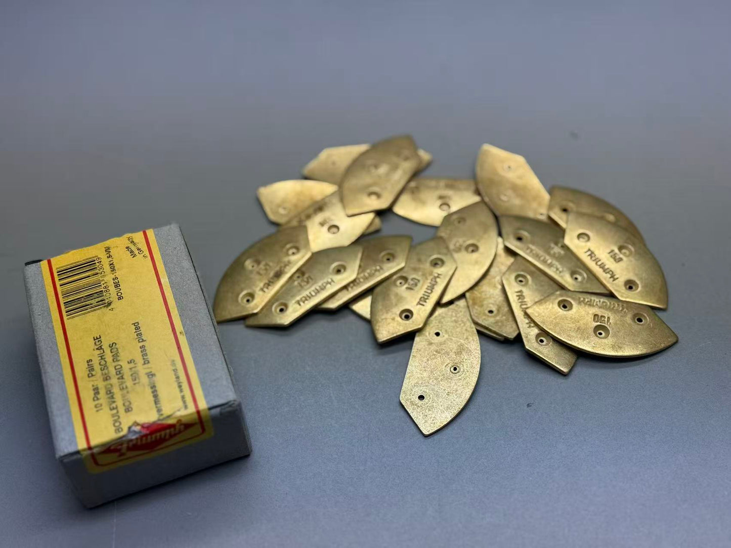 Triumph 150 Boulevard toe taps caps plates