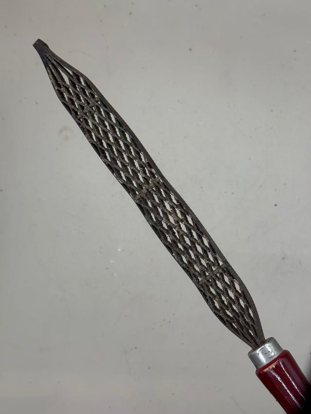 Wooden shoe last rasp