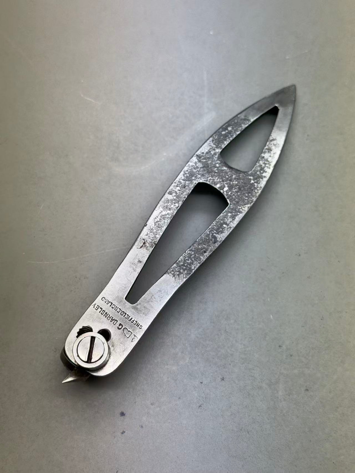 English George Barnsley and Sons Channeling knife