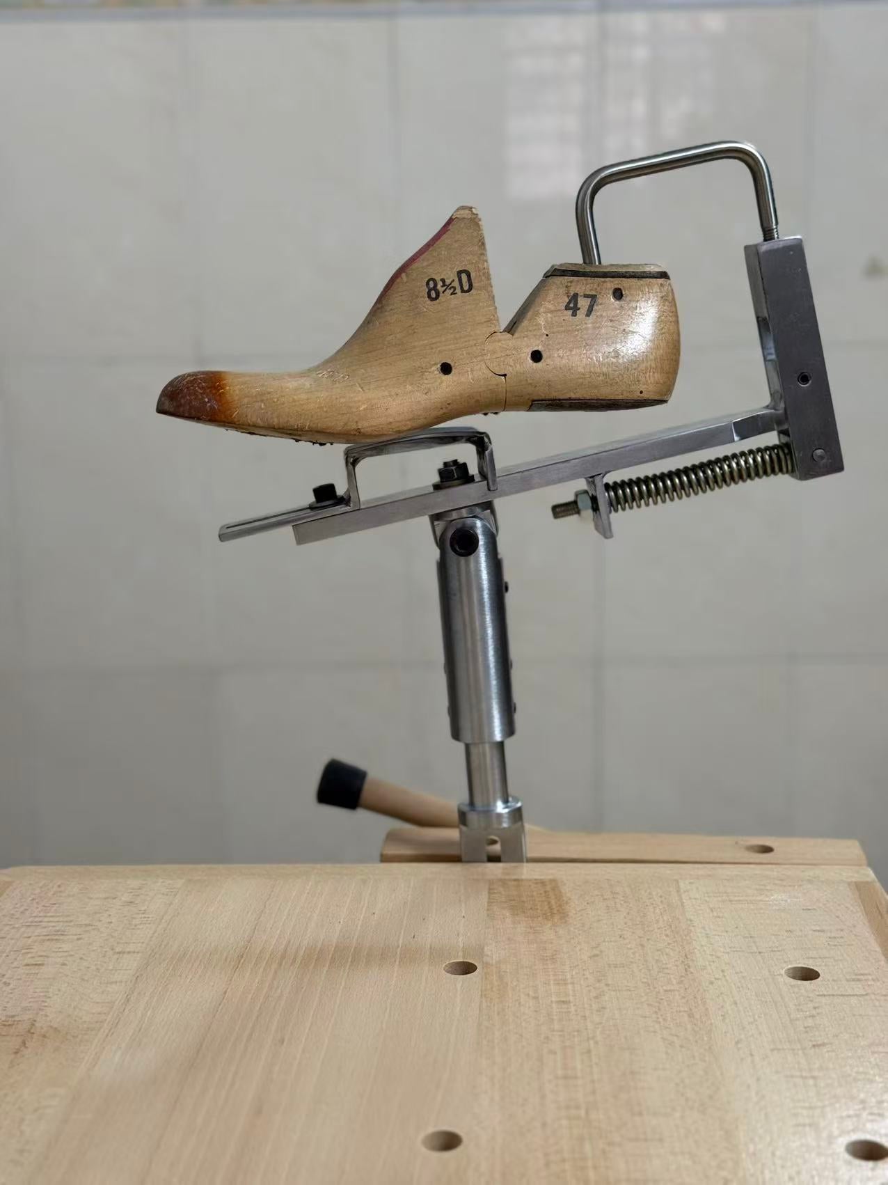 Moccasin shoes stand tools