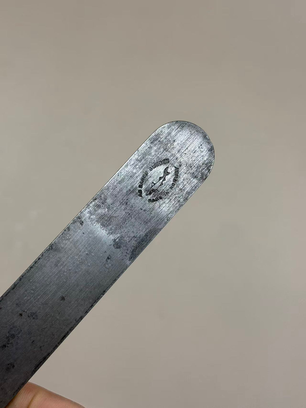 Finest quality shoemaker's knife by Erik Anton Berg, Eskilstuna Sweden