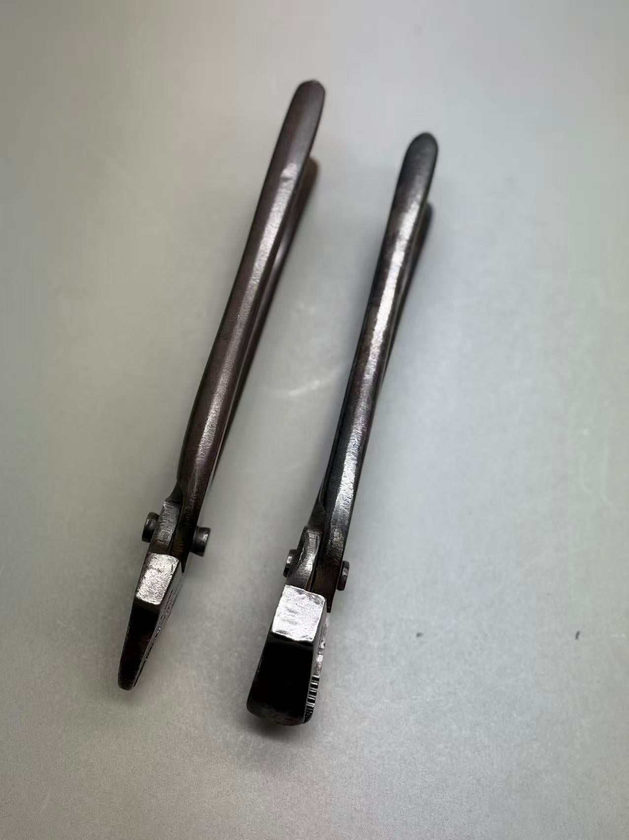 Vintage Germany R.HESS Shoemaker lasting pliers No.4 Price Sold as both(Narrow and wide pliers)