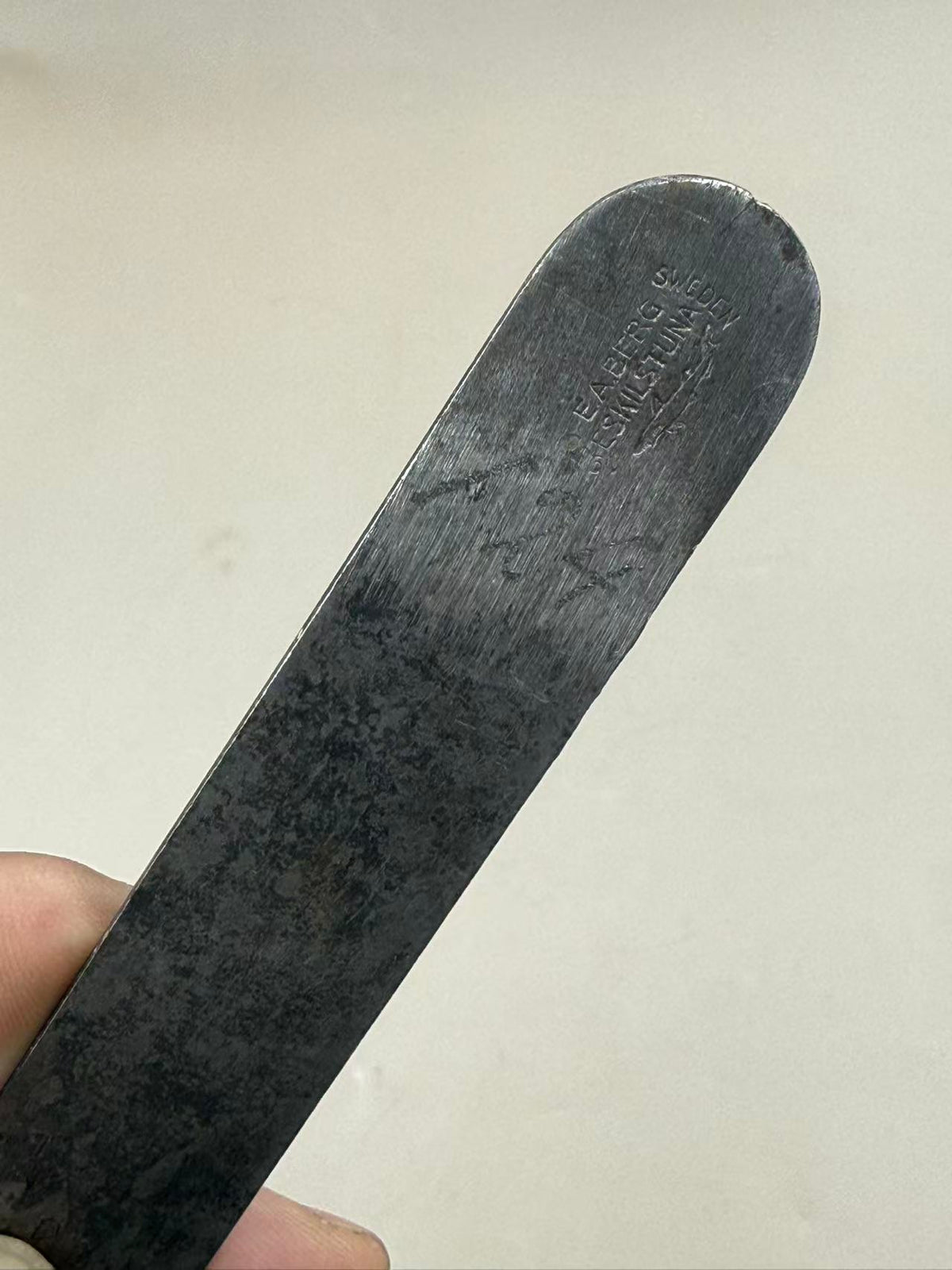 N105.Shoemaker's Knife by E.A. Berg Eskilstuna Garanti Sweden 1956