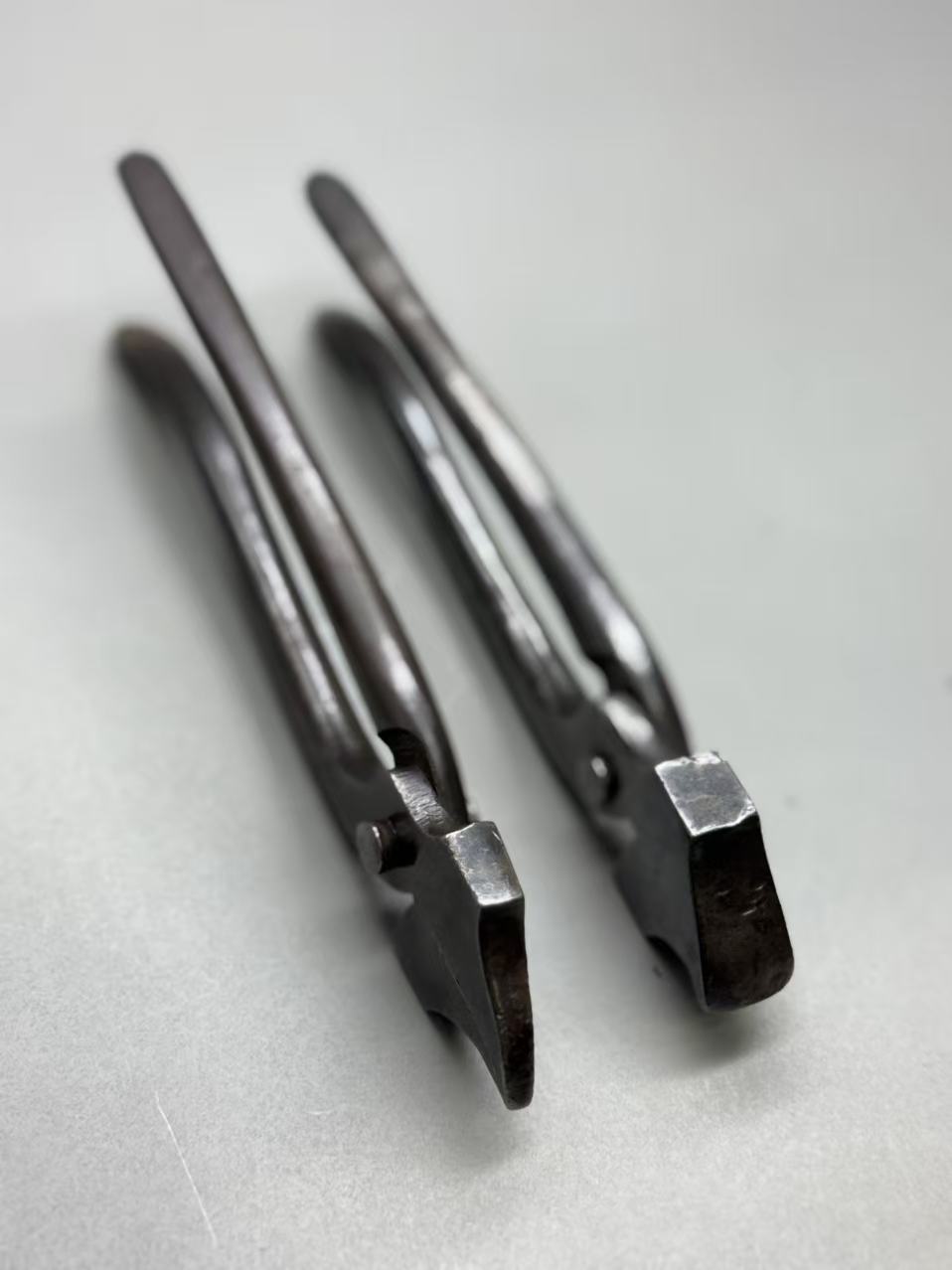 Vintage Germany R.HESS Shoemaker lasting pliers No.4 Price Sold as both(Narrow and wide pliers)